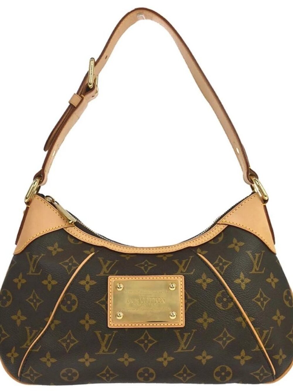 Louis Vuitton Monogram Thames PM Hobo Handbag M56384